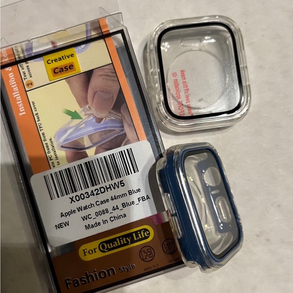 Apple Watch Case 44mm Blue/Clear - Picture 2 of 2